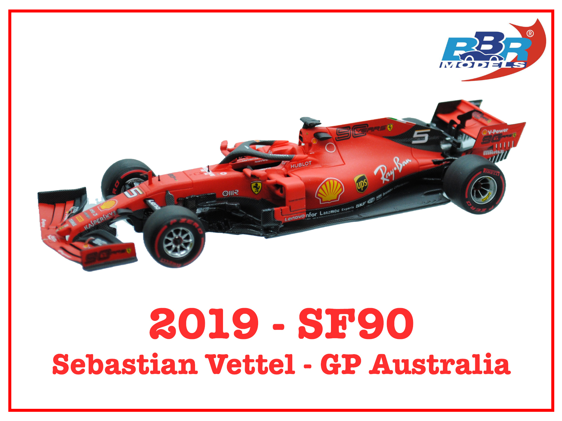 Immagine SF90 Sebastian Vettel GP Australi